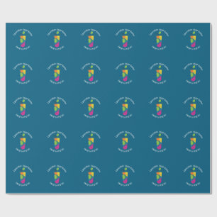Papel De Presente Iogurtes Coloridos Kawaii Smoothies de frutas doce