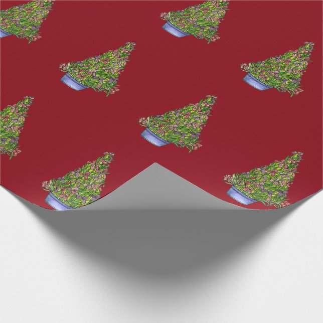Papel De Presente Iris Christmas Tree Gift Wrap (Ponta)