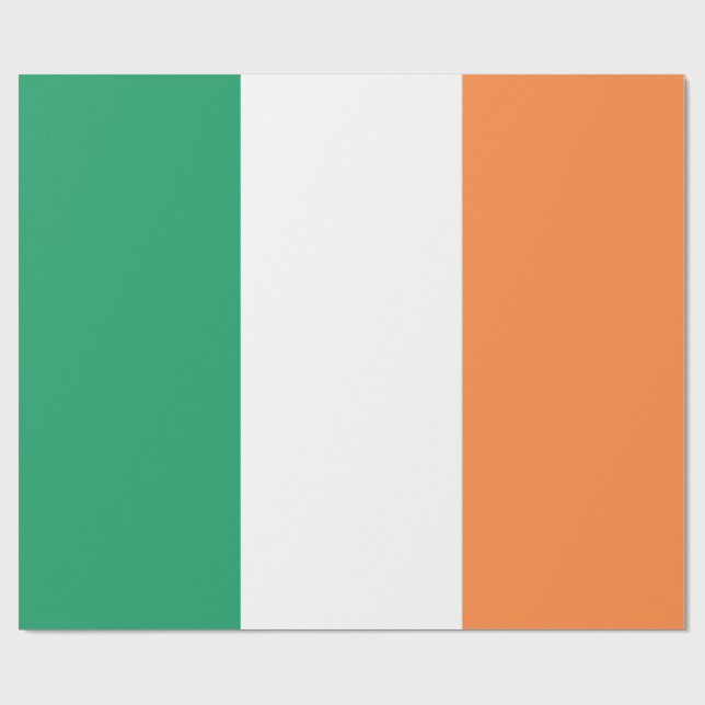 Papel De Presente Irish National Flag, Irish Standard, Banner (Aberto)