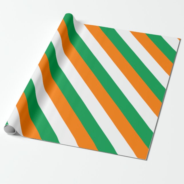 Papel De Presente irlanda-Flag (Desenrolado)