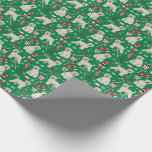 Papel De Presente Irlandês Wheaten Terrier Christmas<br><div class="desc">irlandês,  péssimo,  péssimo,  papel de embrulho de cachorro,  presente de cachorro,  plástico de Natal,  papel de embrulho de cachorro de Natal,  plástico de presente de Natal,  péssimo Natal</div>