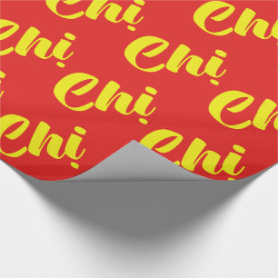 Papel De Presente Irmã vietnamita - Língua chanceler tétt Vit