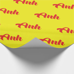 Papel De Presente Irmão Vietnamita - Língua Anh ~ Ting Vit