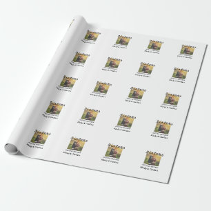 Papel De Presente Irmãs besties BFF adiciona nome de foto família