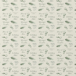 Papel De Presente Isiah 9:6 | Pine Sage Faith Natal