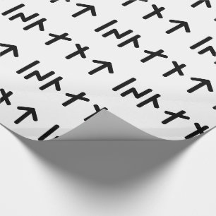 Papel De Presente Islândia ᛁᛋᛚᛅᚾᛏ ~ Runas Futhark Jovem
