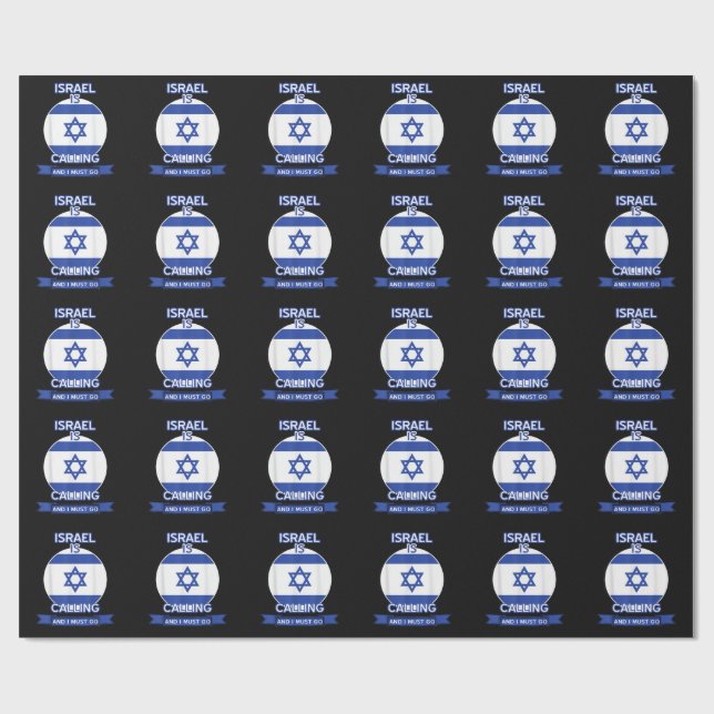 Papel De Presente Israel Está Chamando E Eu Devo Ir (Aberto)