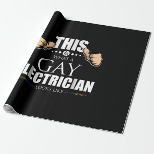 Papel De Presente Isto É O Que Um Elétrico Gay parece LGBT