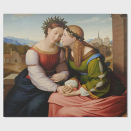 Papel De Presente Itália e Alemanha (Itália e Alemanha como Irmãs)