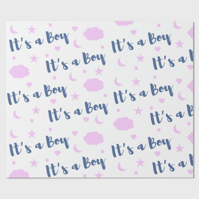 Papel De Presente It's A Boy! (Aberto)