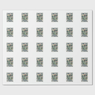 Papel De Presente Jacaré Patriótico da Flórida 4 de Julho