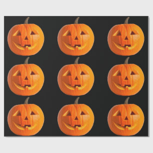 Papel De Presente Jack-O-Lantern Wraping Paper