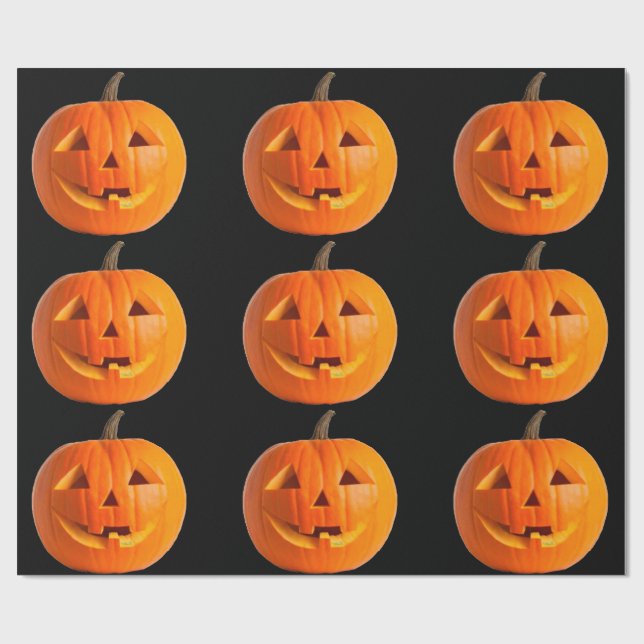 Papel De Presente Jack-O-Lantern Wraping Paper (Aberto)