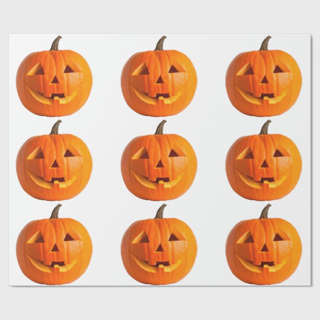 Papel De Presente Jack-O-Lantern Wraping Paper (Aberto)