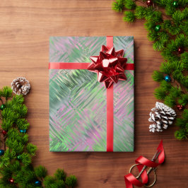 Papel De Presente Jade Green Crystal Gel Pattern