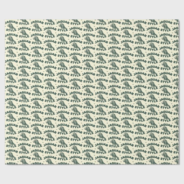 Papel De Presente Jaguar Wrapping Paper (Aberto)