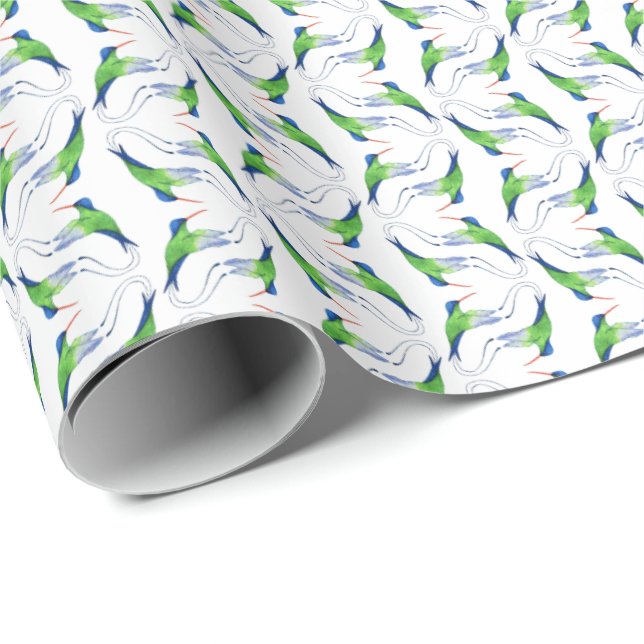 Papel De Presente Jamaican Doctor Bird Wrapping Paper (Ponta do rolo)