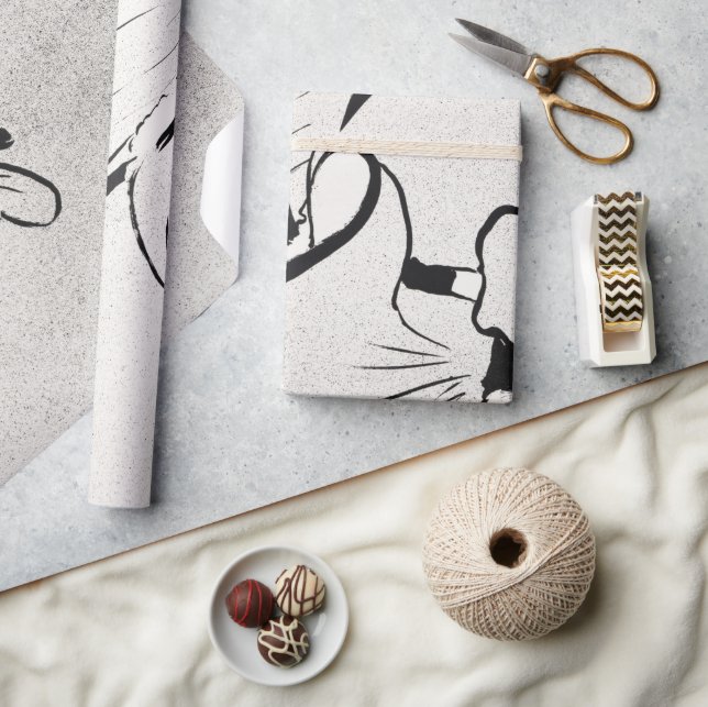 Papel De Presente Jane Avril, de Arte Negra, por Toulouse Lautrec (Artesanato)