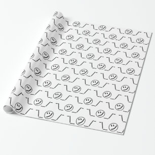 Papel De Presente Japonês Kaomoji do ¯ do Emoticon da encolho de