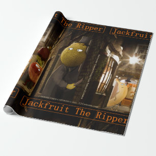 Papel De Presente Jaqueira O Estripador Engraçado Rick Londres