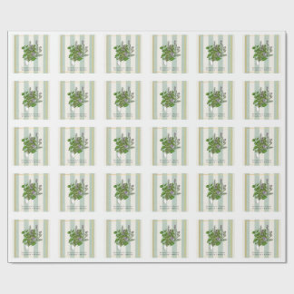 Papel De Presente Jardim Botânico de Ervas - Arte de Cozinha com Sál