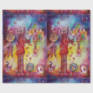 PAPEL DE PRESENTE JARDIM DAS SOMBAS, FIOS E BORRACHAS PERDIDAS