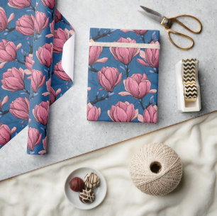 Papel De Presente jardim de magnólias