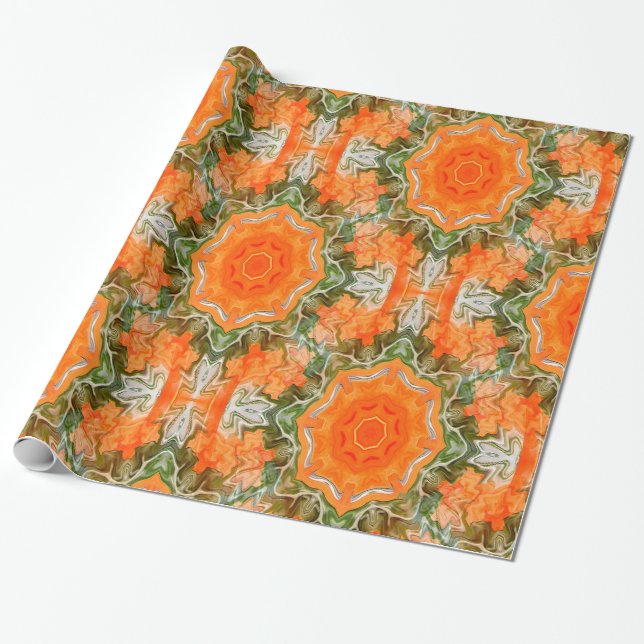 Papel De Presente Jardim de Poppies...... (Desenrolado)