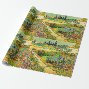 Papel De Presente Jardim de Vincent Van Gogh em Arles