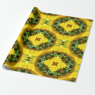 Papel De Presente Jardim do Calendário.......