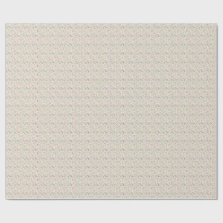 Papel De Presente Jardim Floral de Flores Silvestres da Primavera