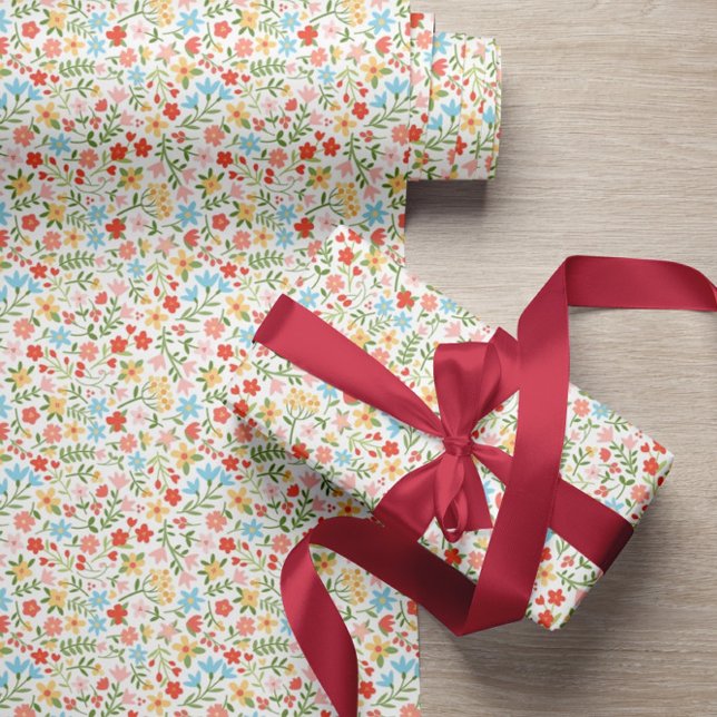 Papel De Presente Jardim Floral de Páscoa (Criador carregado)
