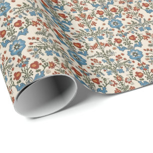 Papel De Presente Jardim Norueguês