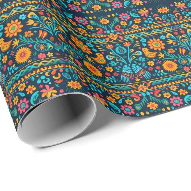 Papel De Presente Jardim Talavera (Ponta do rolo)