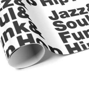Papel De Presente Jazz & Soul & Funk & Hip Hop
