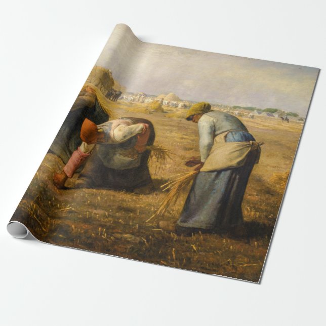 Papel De Presente Jean-Francois Millet - The Gleaners (Desenrolado)