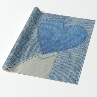 Papel De Presente Jeans