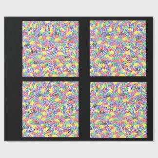 Papel De Presente Jelly Bean Wrapping Papper