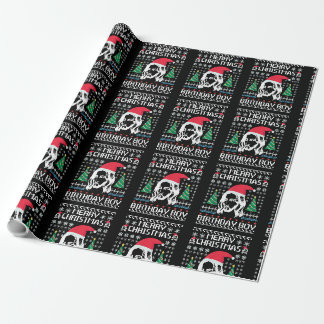 Papel De Presente Jesus Birthday Feia de Natal