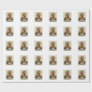 Papel De Presente Jesus Derrubando Haltere Pesado Alarme de Academia