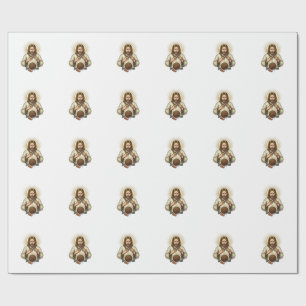 Papel De Presente Jesus Derrubou Bola Medicinal Pesada Dor no Dedo d
