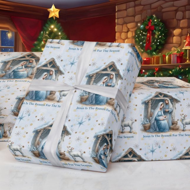 Papel De Presente Jesus É a Razão do Natal (Criador carregado)
