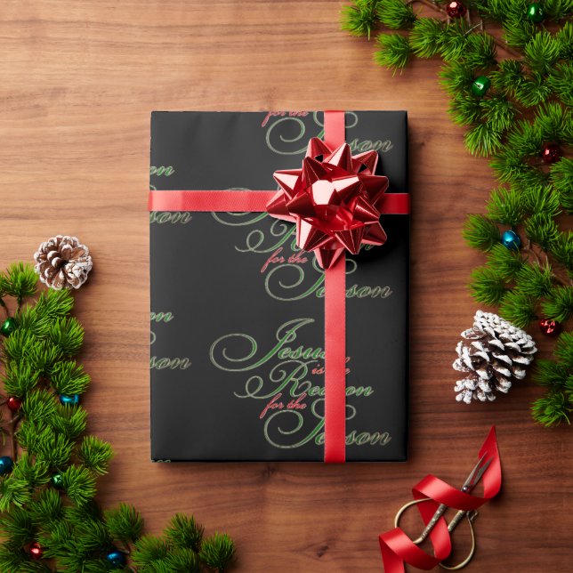 Papel De Presente Jesus é o motivo do Natal (Presente de Natal)