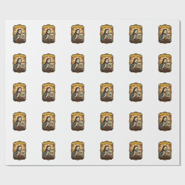 Papel De Presente Jesus Escadas Embaçadas Teste Captcha Segurança Te (Aberto)