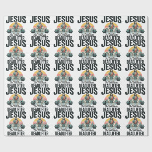 Papel De Presente Jesus O Levantador de Peso Defunto Definitivo Vint