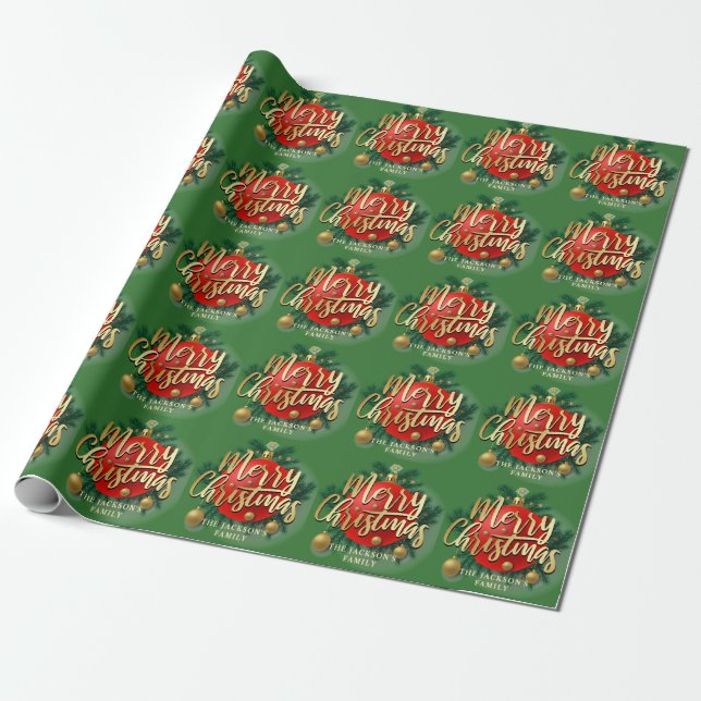 Papel De Presente Jingle Bell Rock - Natal  (Desenrolado)