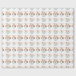 Papel De Presente Jingle Joy Ornament Parade