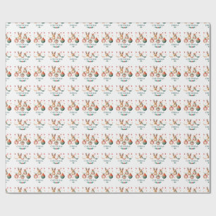 Papel De Presente Jingle Joy Ornament Parade