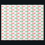Papel De Presente Jingle Red Jingle White Christmas<br><div class="desc">Este papel de embrulho divertido,  com as palavras "jingle jingle" em vermelho e verde sobre um fundo branco,  fará com que todos os seus presentes de férias fiquem ainda mais alegres! Para mais diversão,  junte-se à fita correspondente de "sinos"!</div>