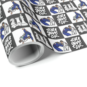 Papel De Presente Jiu Jitsu Wrapping Paper
